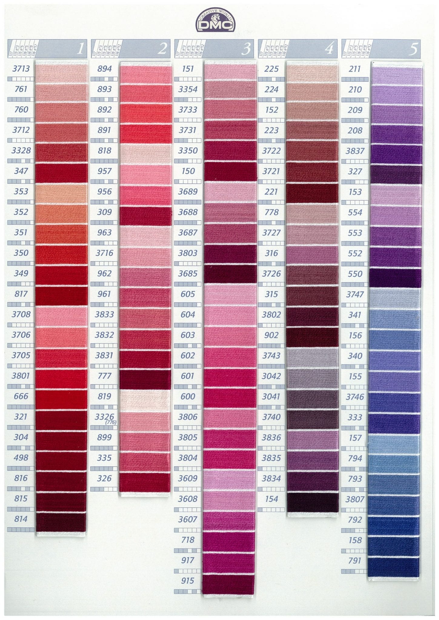 Limol pearl cotton thread size 8 - pastel colours