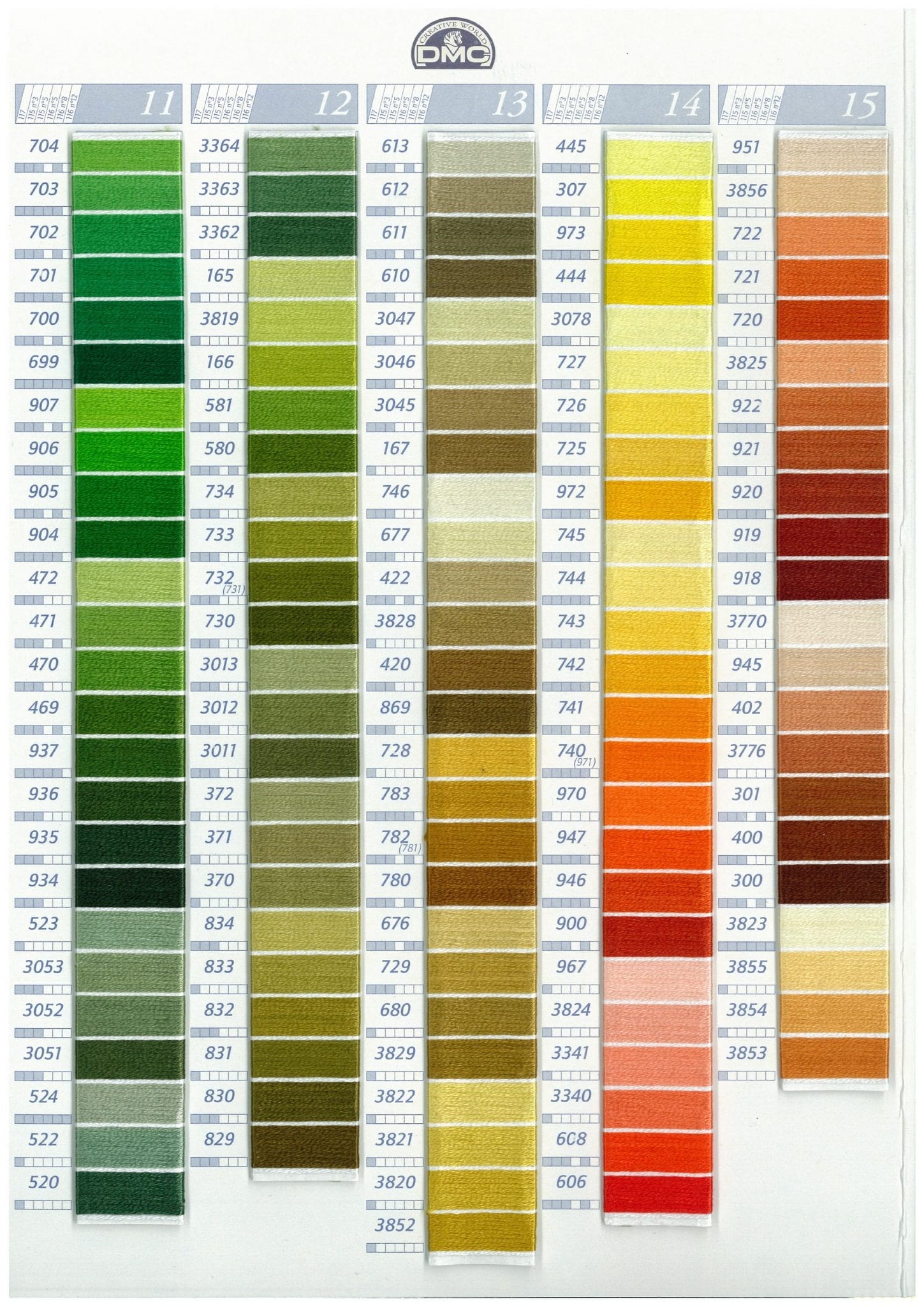 Limol pearl cotton thread size 8 - pastel colours