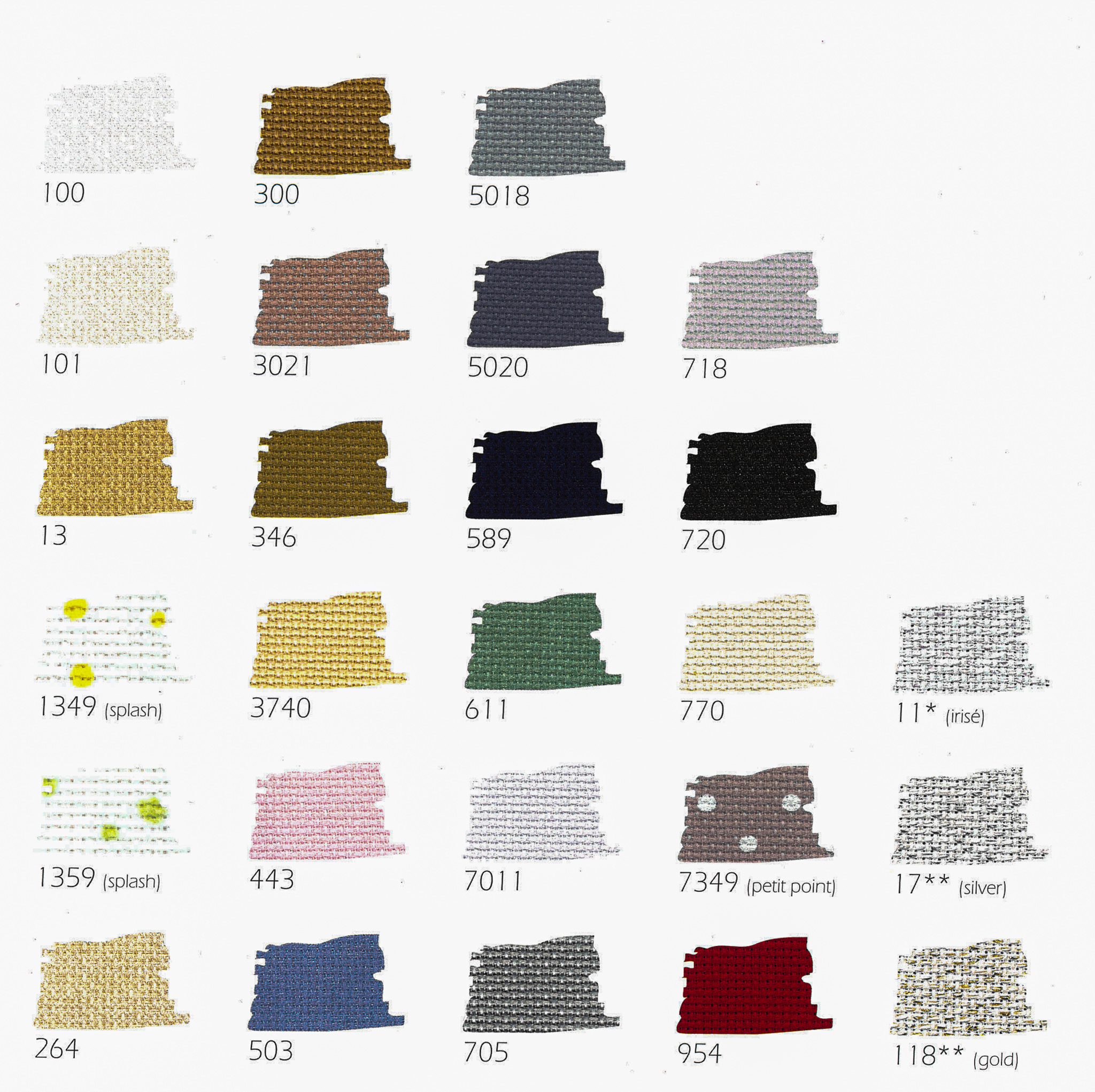 18 Count Aida - Parchment (sand) Zweigart Cross Stitch Fabric